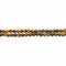Collier Collier choker en or jaune et blanc 18 carats, œil-de-tigre et diamants 58 Facettes 4615473CN