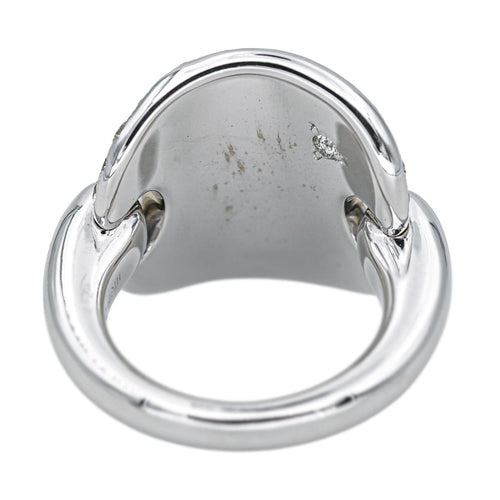 Bague 56 Pomellato Sabbia - Bague en or blanc pavée de diamants 58 Facettes 4621184CN