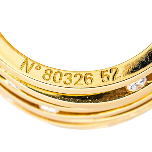 Bague 51 Omega Ladymatic - Bague en or jaune 18 carats et diamants 58 Facettes 4624174CN
