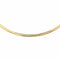 Collier Collier maille oméga en or jaune 18 carats 58 Facettes 4629801RV