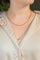 Collier Collier maille torsadée en or jaune 18 carats 58 Facettes 4638675CN