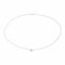 Collier Collier maille vénitienne en or blanc 18 carats et diamant 58 Facettes 4641811RV