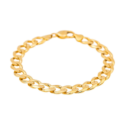 Bracelet Bracelet maille gourmette en or jaune 18 carats 58 Facettes 4650567CN