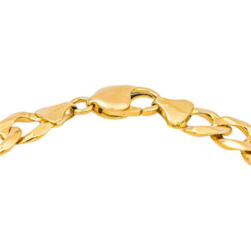 Bracelet Bracelet maille gourmette en or jaune 18 carats 58 Facettes 4650567CN