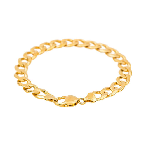 Bracelet Bracelet maille gourmette en or jaune 18 carats 58 Facettes 4650567CN
