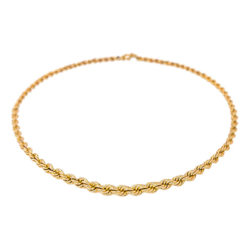 Collier Collier - Chaîne torsadée en or rose 18 carats 58 Facettes 4651156CN
