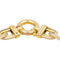 Bracelet Bracelet maille forçat jumelée en or jaune 18 carats 58 Facettes 4651187CN