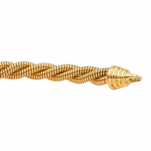 Collier Collier chaîne maille torsadée en or jaune 18 carats 58 Facettes 4653787CN