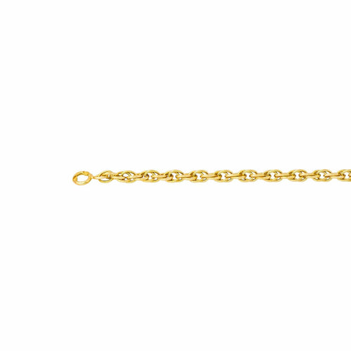 Collier Collier chaîne en or jaune 18 carats, maille forçat torsadée 58 Facettes 4653799CN