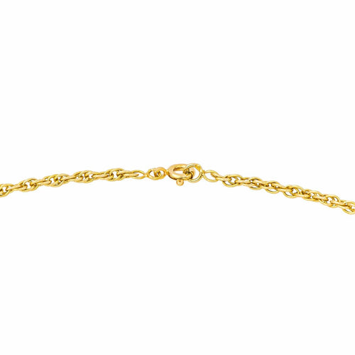 Collier Collier chaîne en or jaune 18 carats, maille forçat torsadée 58 Facettes 4653799CN