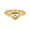 Bague 50 Chopard Happy Diamond - Bague en or jaune 18 carats et diamant 58 Facettes 4655018RV