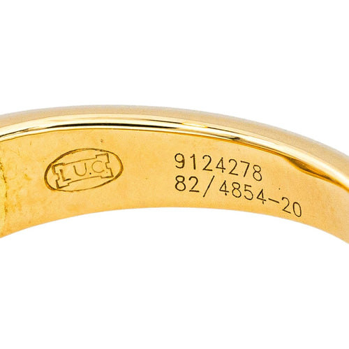 Bague 50 Chopard Happy Diamond - Bague en or jaune 18 carats et diamant 58 Facettes 4655018RV