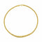 Collier Collier maille palmier en or jaune 18 carats 58 Facettes 4656658CN