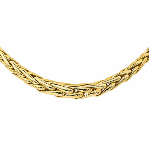 Collier Collier maille palmier en or jaune 18 carats 58 Facettes 4656658CN