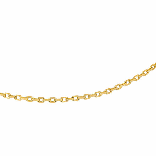 Collier Collier chaîne maille forçat en or rose 18 carats 58 Facettes 4658385CN
