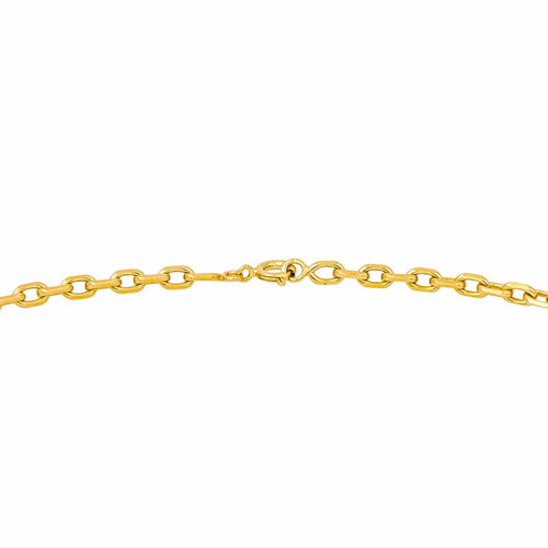 Collier Collier chaîne maille forçat en or rose 18 carats 58 Facettes 4658385CN