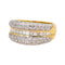Bague 51.5 Bague bandeau en or jaune 18 carats pavée de diamants 58 Facettes 4659048CN