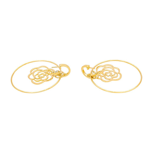 Boucles d'oreilles Chanel Camélia - Boucles d’oreilles en or jaune 18 carats 58 Facettes 4662253RV