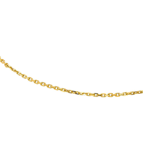 Collier Collier maille forçat en or jaune 18 carats 58 Facettes 4665396CN