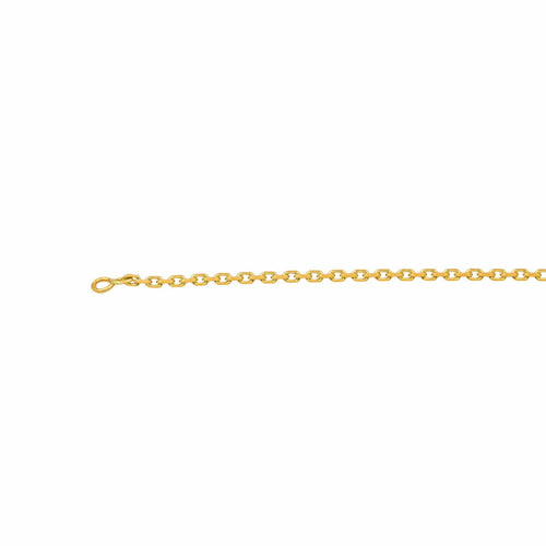Collier Collier maille forçat en or jaune 18 carats 58 Facettes 4665396CN