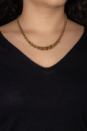 Collier Collier Maille jaseron Or jaune 58 Facettes 4666953CN