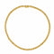 Collier Collier maille palmier en or jaune 18 carats 58 Facettes 4666982CN