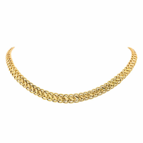 Collier Collier chaîne en or jaune 18 carats 58 Facettes 4666990CN