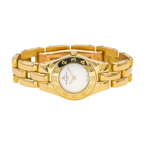 Montre Baume & Mercier Linéa - Montre en or jaune 18 carats 58 Facettes 4669896CN