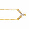 Collier Collier motifs cœurs en or jaune et blanc 18 carats, diamants et rubis 58 Facettes 4670260CN