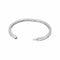 Bracelet Bracelet jonc en or blanc 18 carats et diamants 58 Facettes 4672915RV