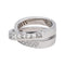 Bague 56.5 Bague pavée en or blanc 18 carats et diamants 58 Facettes 4672916RV