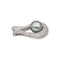 Pendentif Pendentif en or blanc 18 carats avec perle et diamants 58 Facettes 4673557RV