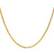 Collier Collier chaîne maille forçat en or jaune 18 carats 58 Facettes 4675224CN