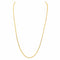 Collier Collier chaîne maille forçat en or jaune 18 carats 58 Facettes 4675224CN
