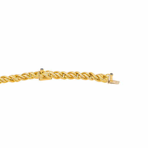 Collier Caplain Paris - Collier en or jaune 18 carats et saphir 58 Facettes 4675244CN