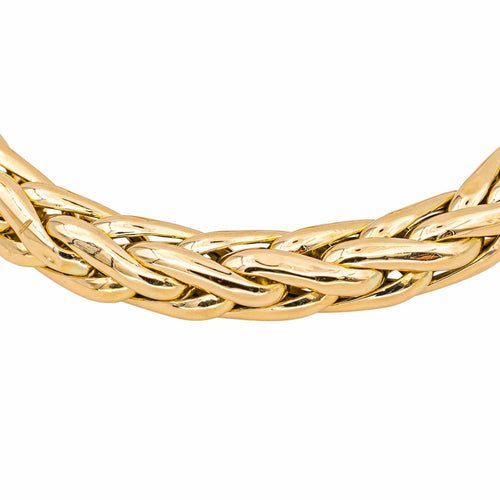 Bracelet Bracelet maille palmier en or jaune 18 carats 58 Facettes 4675267CN