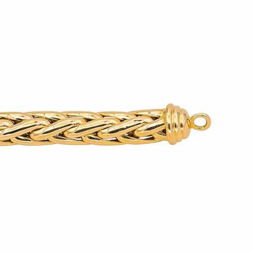 Bracelet Bracelet maille palmier en or jaune 18 carats 58 Facettes 4675267CN