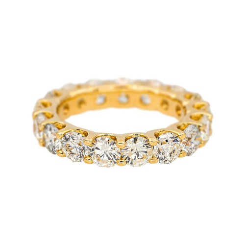 Bague 55.5 Bague alliance tour complet en or jaune 14 carats et diamants 58 Facettes 4678227RV