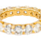 Bague 55.5 Bague alliance tour complet en or jaune 14 carats et diamants 58 Facettes 4678227RV