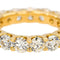 Bague 55.5 Bague alliance tour complet en or jaune 14 carats et diamants 58 Facettes 4678227RV