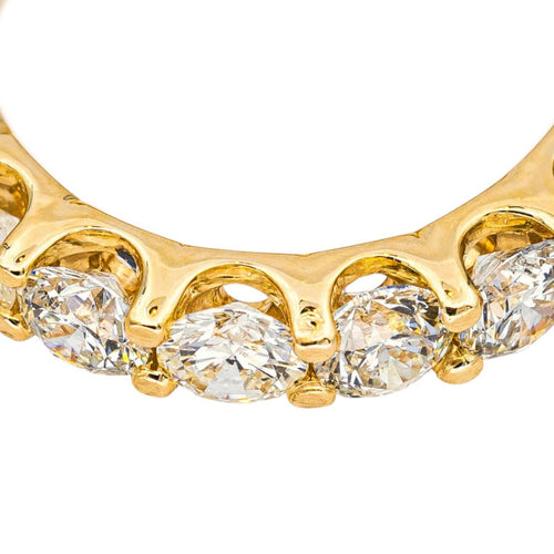 Bague 55.5 Bague alliance tour complet en or jaune 14 carats et diamants 58 Facettes 4678227RV
