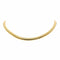 Collier Collier maille épi en or jaune 18 carats 58 Facettes 4686177CN