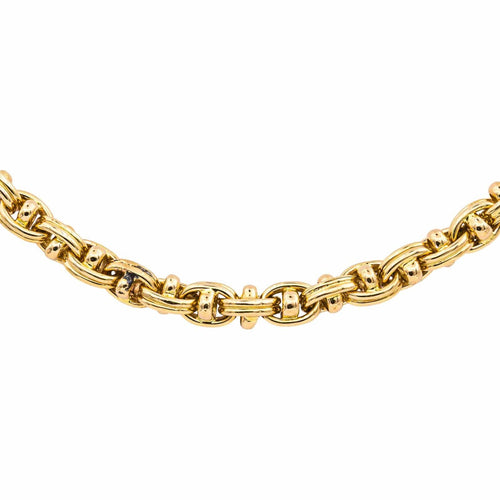 Collier Collier maille marine en or jaune 18 carats 58 Facettes 4687658CN