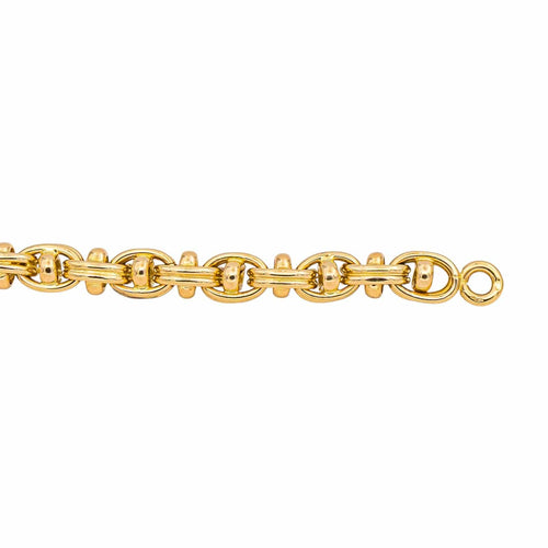 Collier Collier maille marine en or jaune 18 carats 58 Facettes 4687658CN