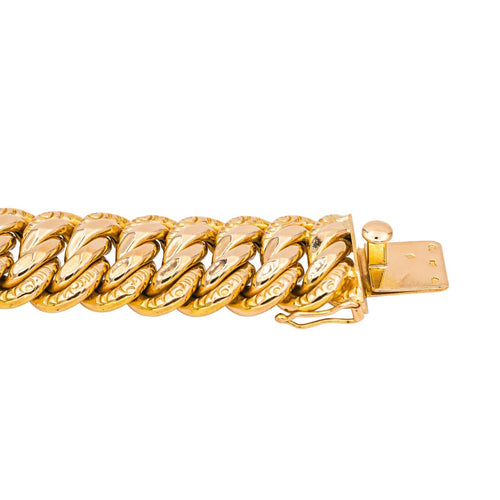 Bracelet Bracelet maille américaine en or rose 18 carats 58 Facettes 4693516CN