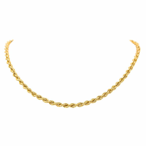 Collier Collier maille torsadée en or jaune 18 carats 58 Facettes 4693541CN
