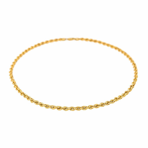 Collier Collier maille torsadée en or jaune 18 carats 58 Facettes 4693541CN