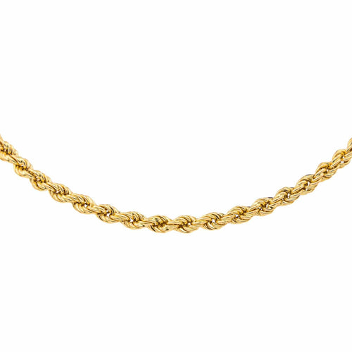 Collier Collier maille torsadée en or jaune 18 carats 58 Facettes 4693541CN