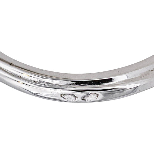 Bague 49 Bague marquise pavée de diamants en or blanc 18 carats et platine 58 Facettes 4712455CN