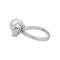 Bague 51 Bague Or blanc Perle 58 Facettes 4712459CN